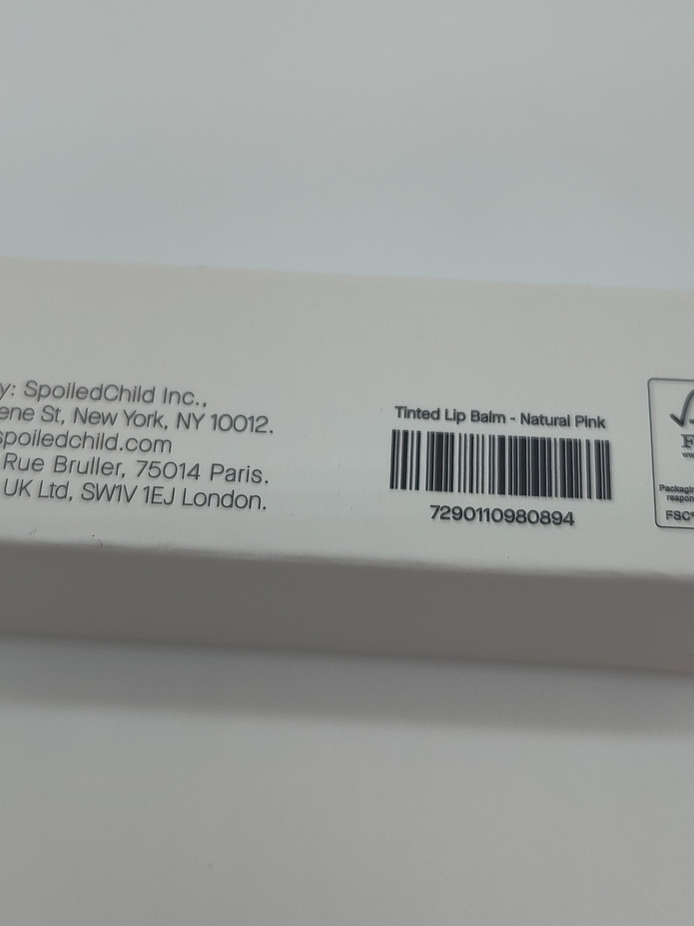 SpoiledChild Conditioning Tinted Lip Balm Natural Pink 4g New in Box - Picture 6 of 6